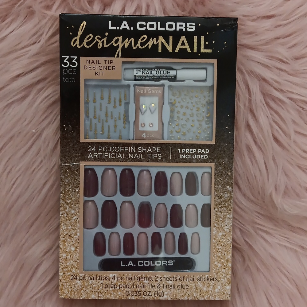 Brand New L.A. COLORS NAIL TIP DESIGNER KIT